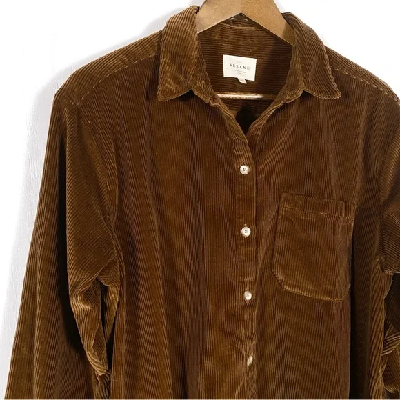 Sezane Max Corduroy Shirt - Picture 4 of 7